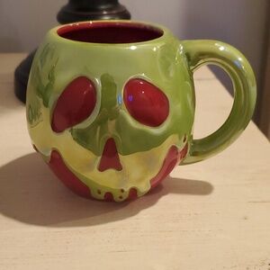 Disney Villains Evil Queen Poison Apple Red & Green Ceramic Mug